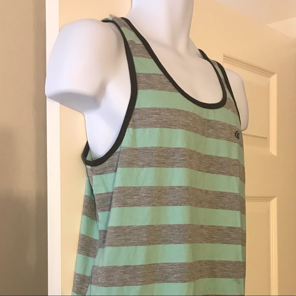 Men’s Vans tank top sz Medium color teal and gray